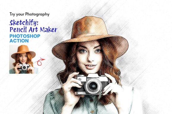 Download Sketch Pencil Art Maker Action - Pencil Collection