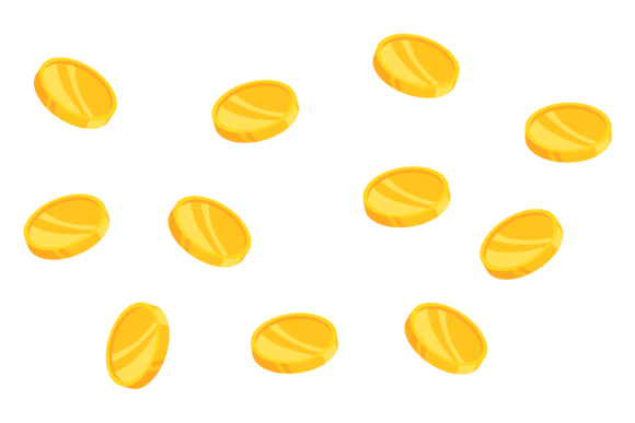 Download Money Rain. Falling Golden Coins. Wealth - Rain Collection