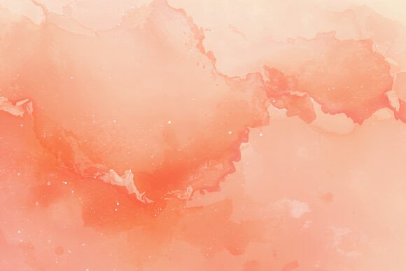 Download Watercolor Peach Background Wallpaper - Peach background Collection