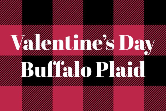 Download Valentine's Day Big Buffalo Plaid Paper - Buffalo plaid Collection